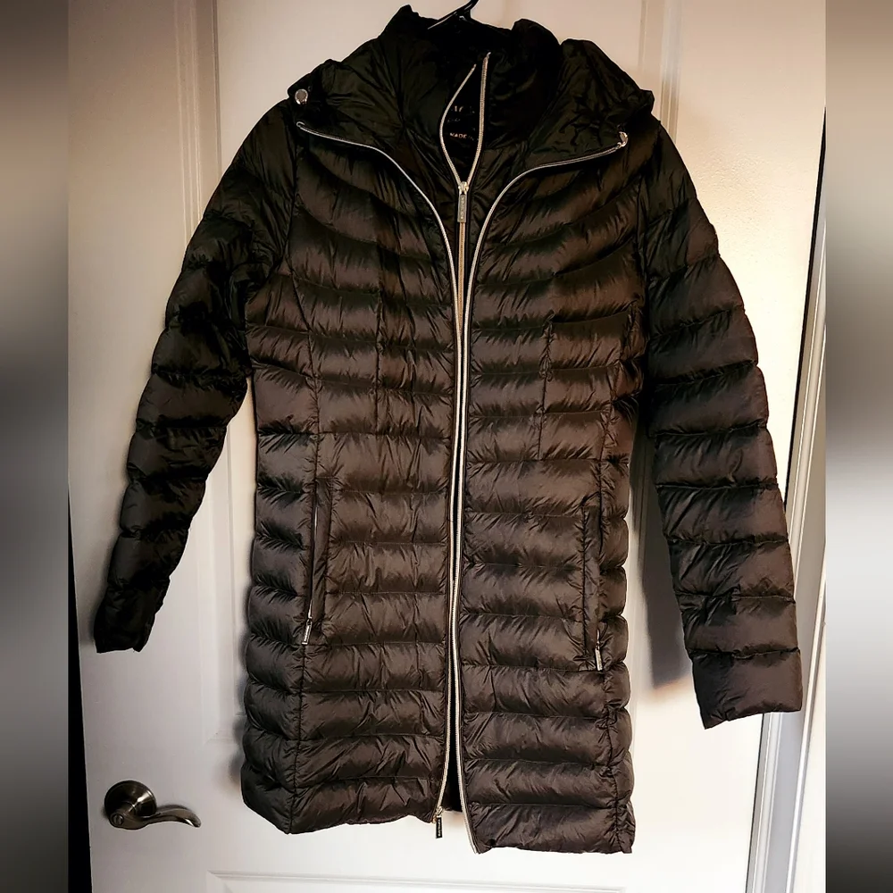 Michael Kors‎ Black Puffer Jacket, Quilted Black